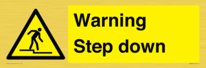 Warning Step down